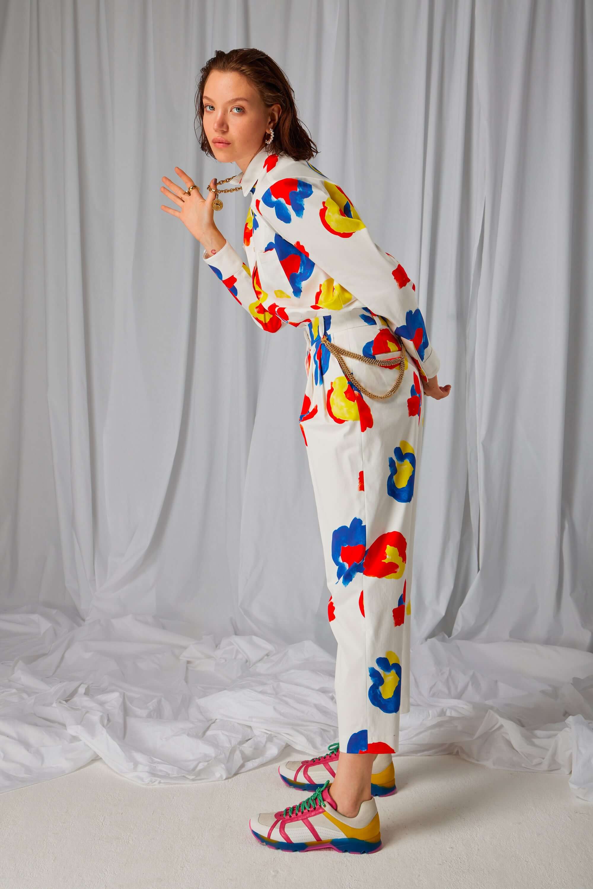 Dori shirt in Primary print