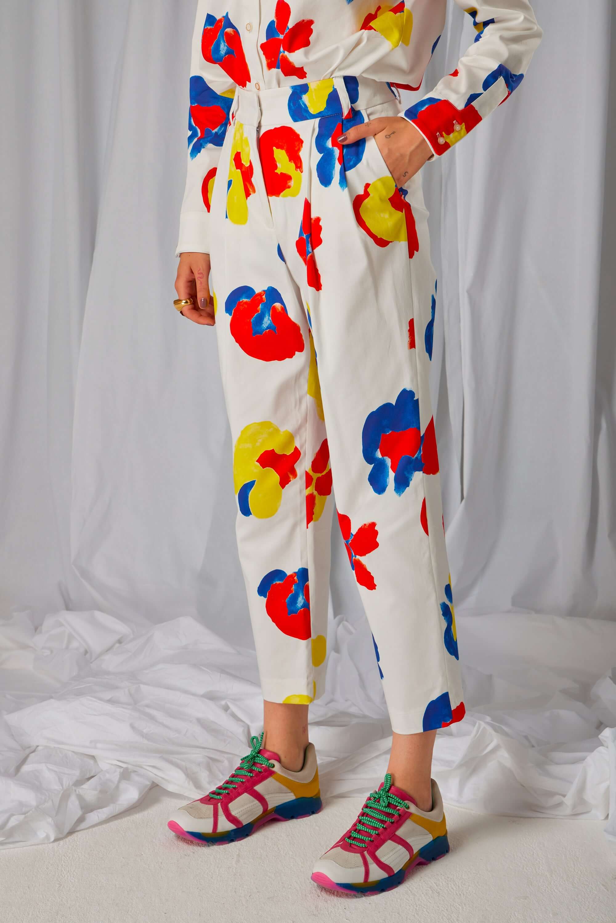 Gabriel pants in Primary print
