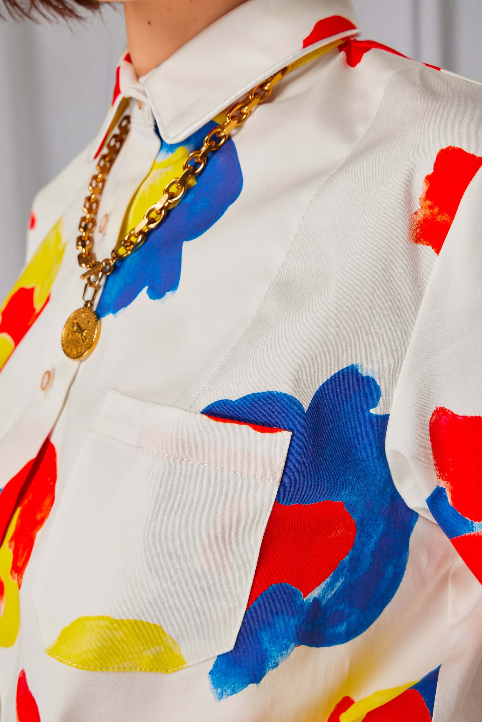 Dori shirt in Primary print