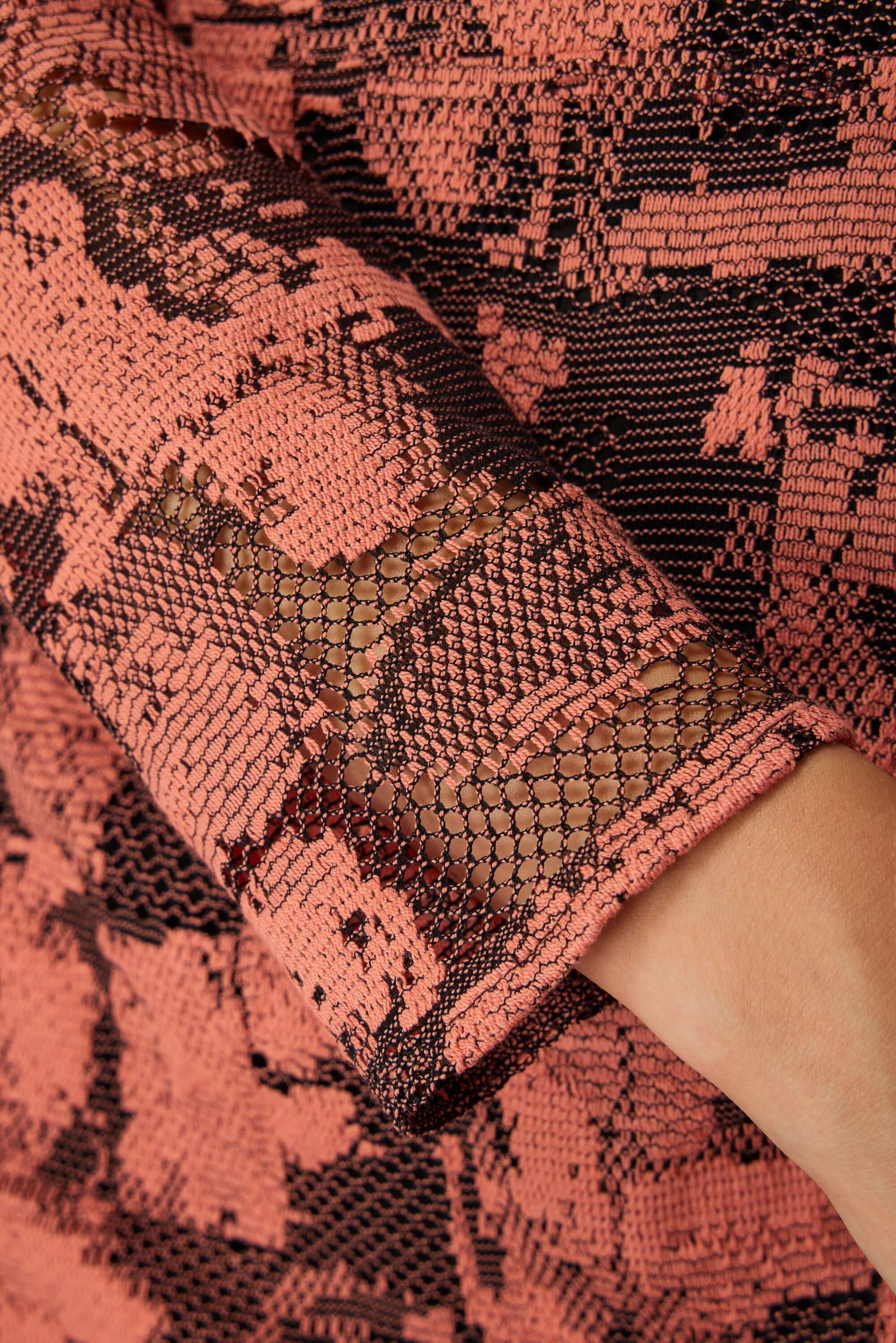 Pete dress in Brutalistic lace