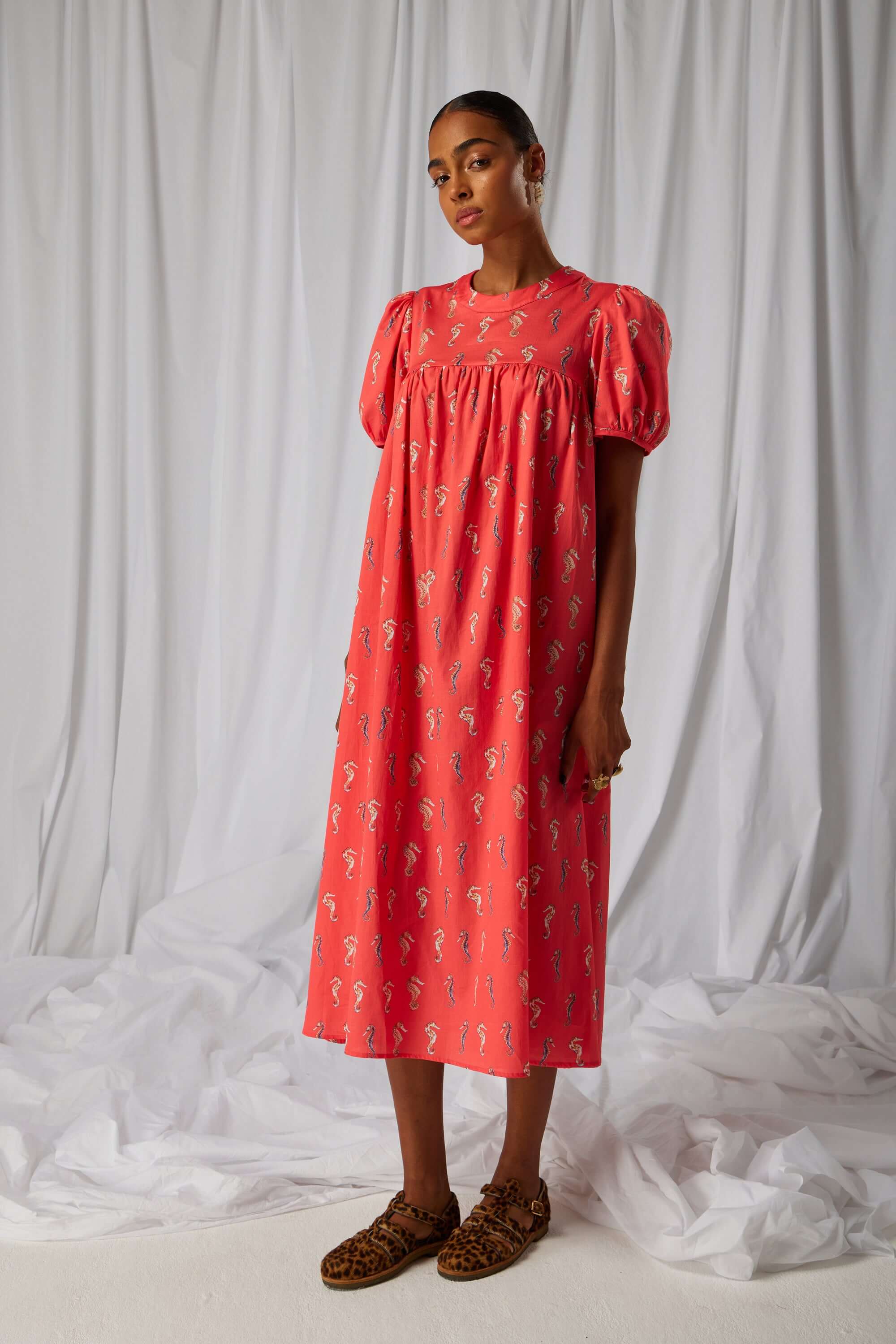 Gaya dress in Gravure print