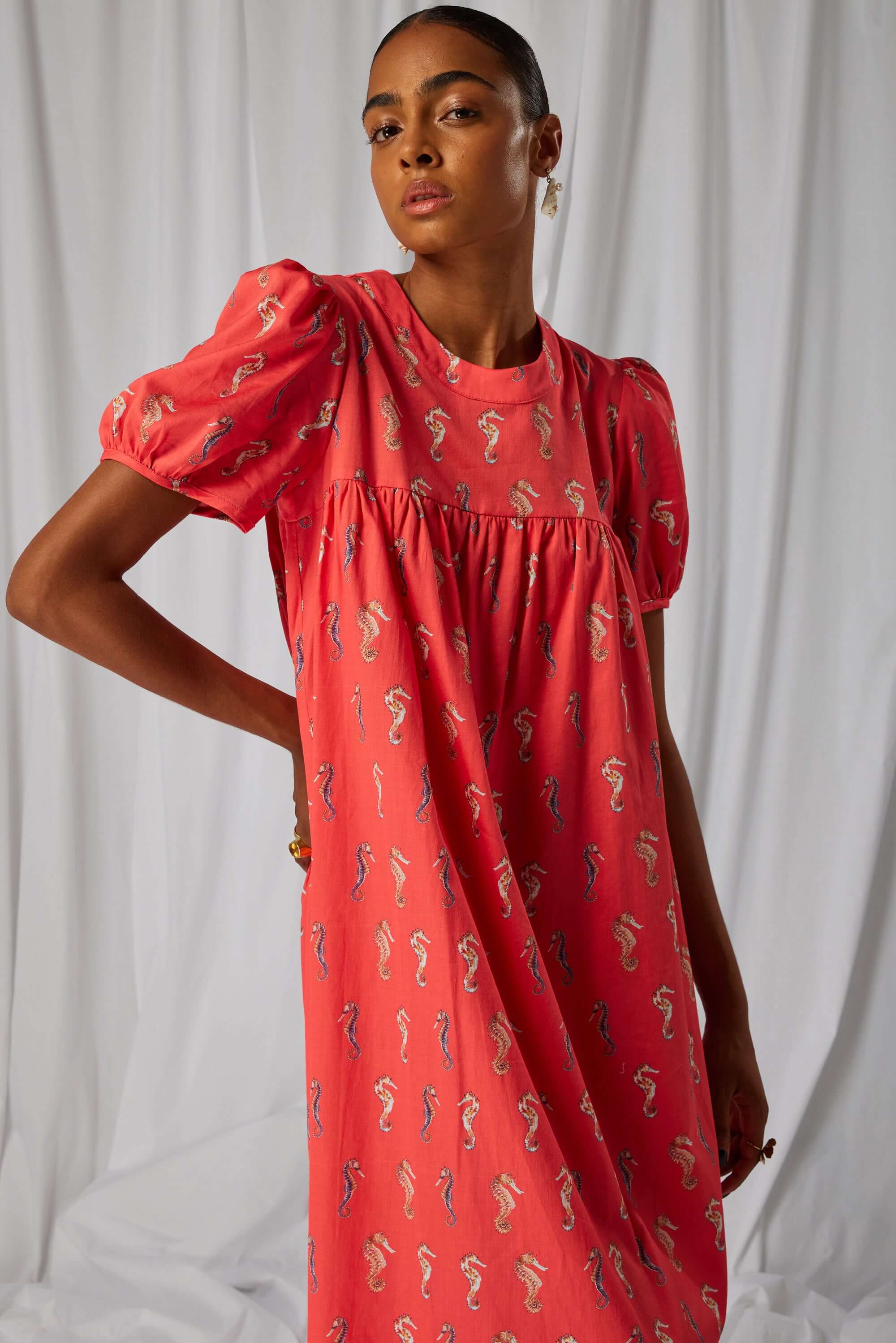 Gaya dress in Gravure print