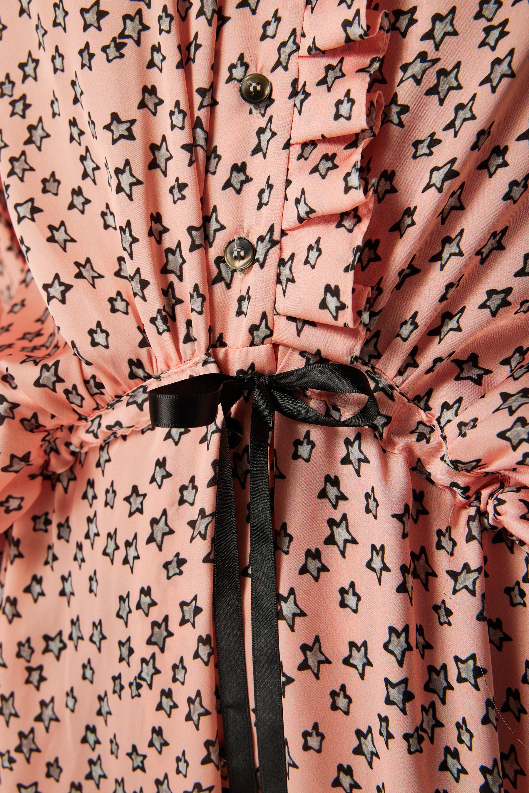 Gil jumpsuit in pink Messy Stars print
