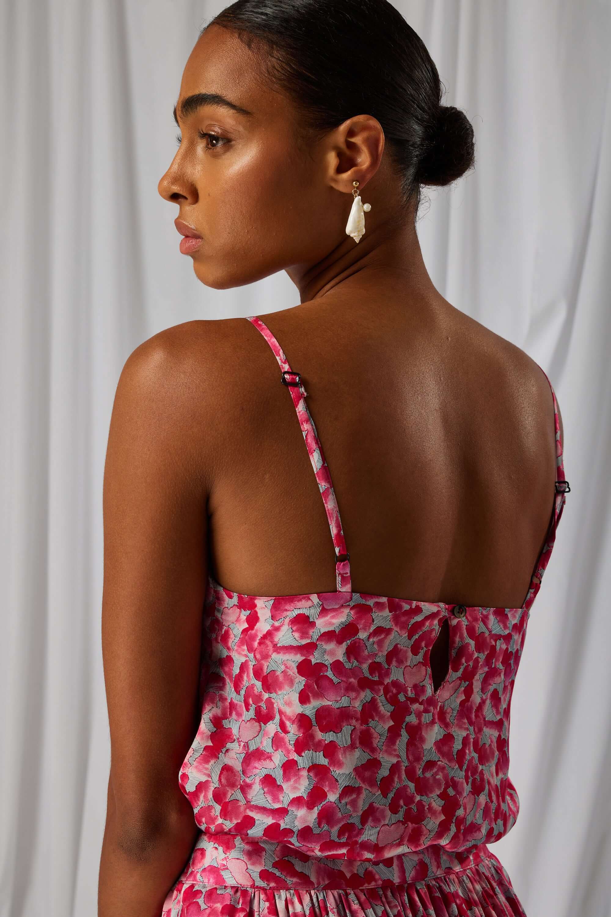 Nelson top in Halo print