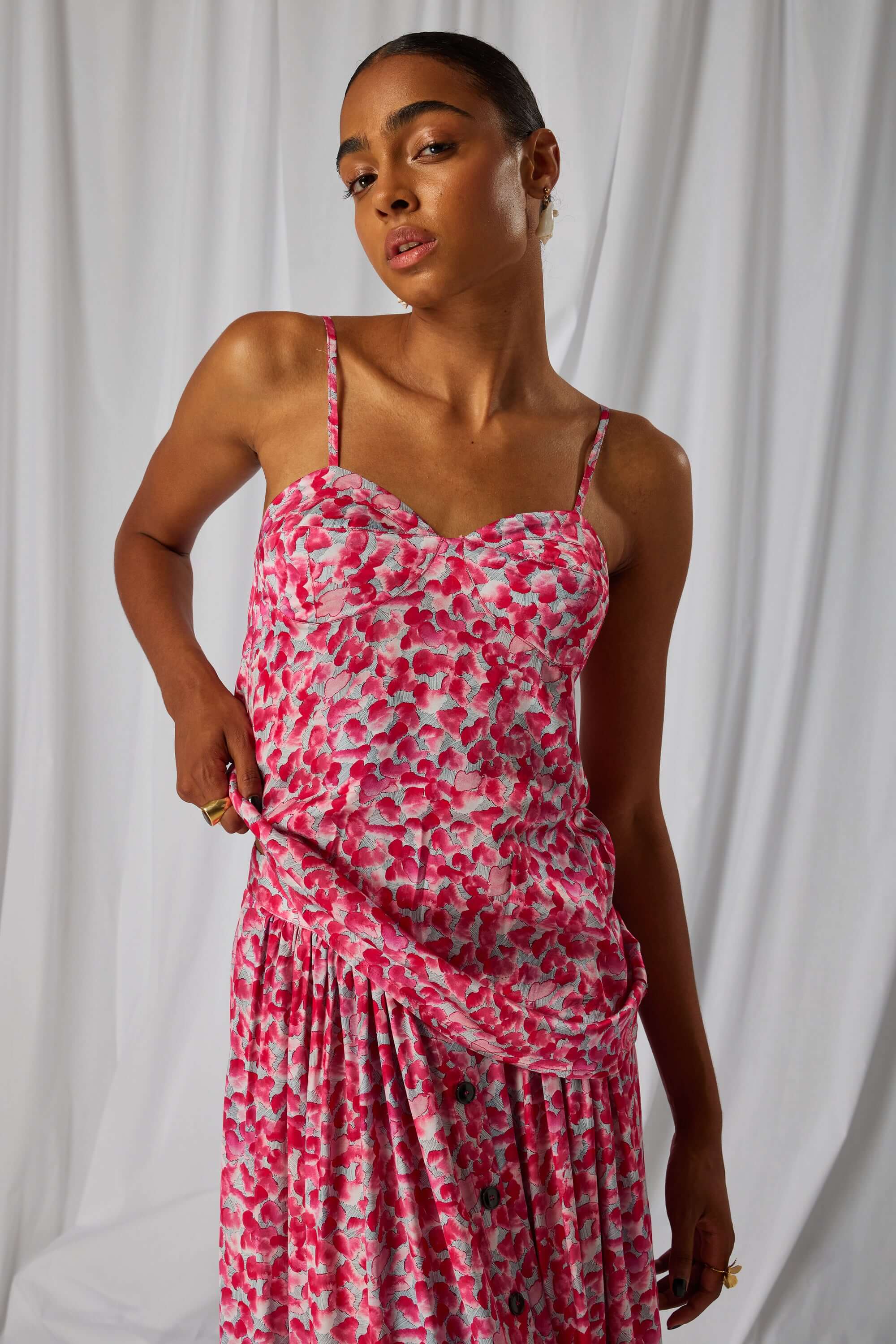 Nelson top in Halo print