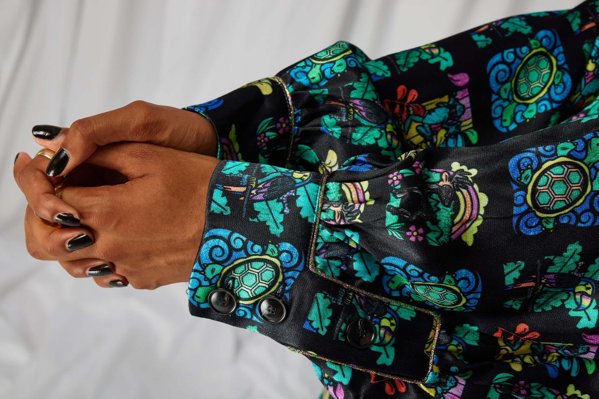 Tasman shirt in Moonlight print