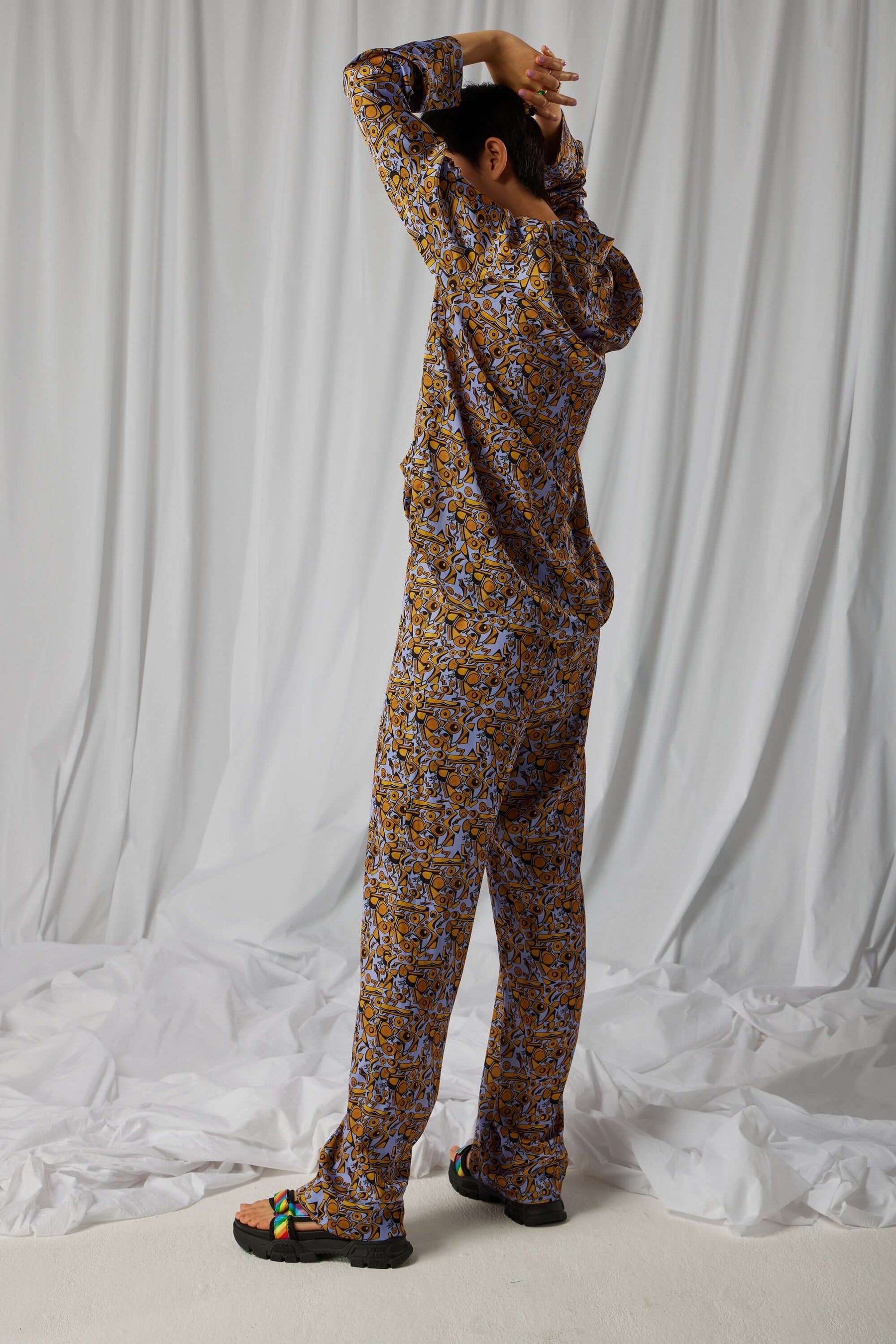Ulysse pyjama in Art Deco Factory print