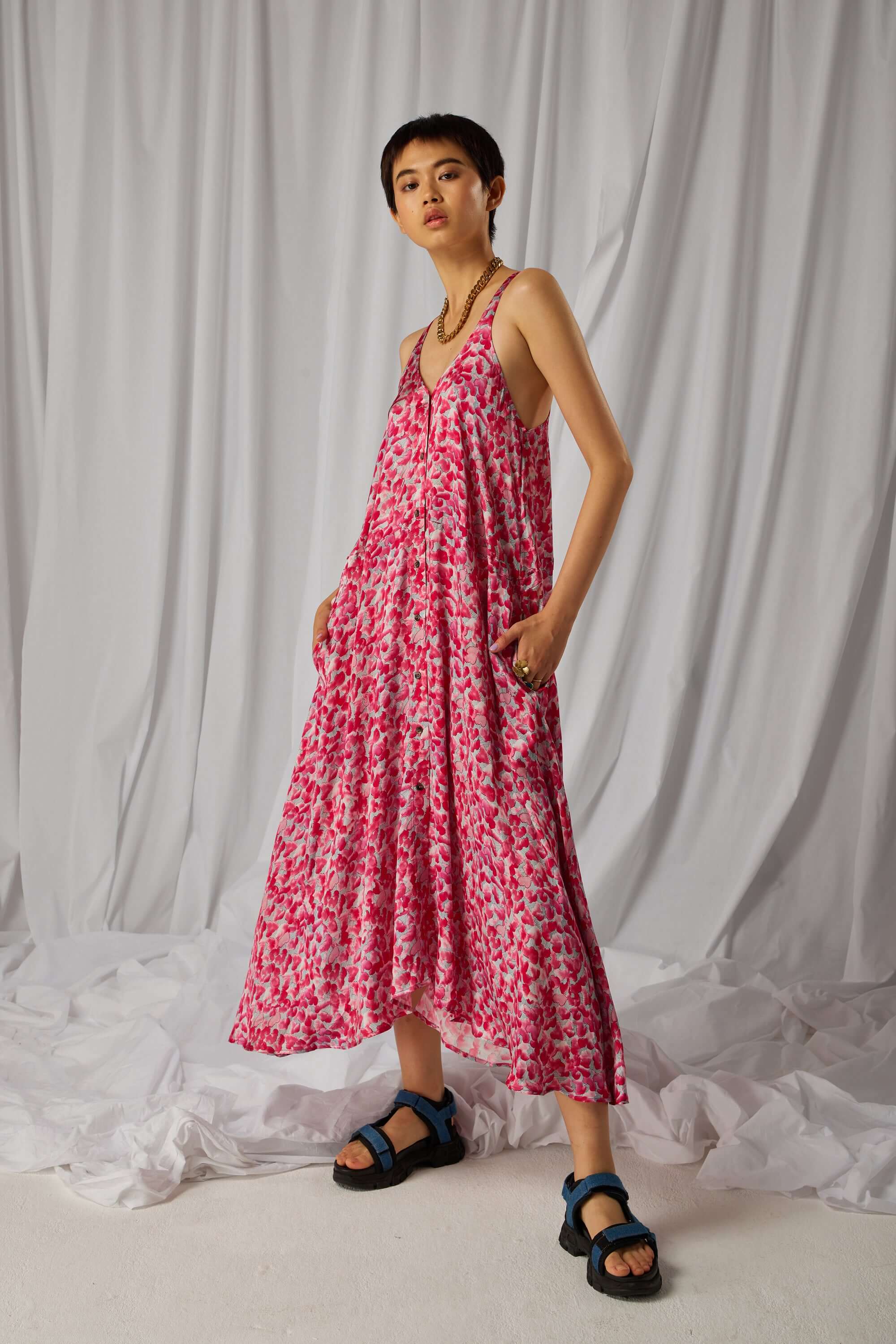 Java dress in Halo print