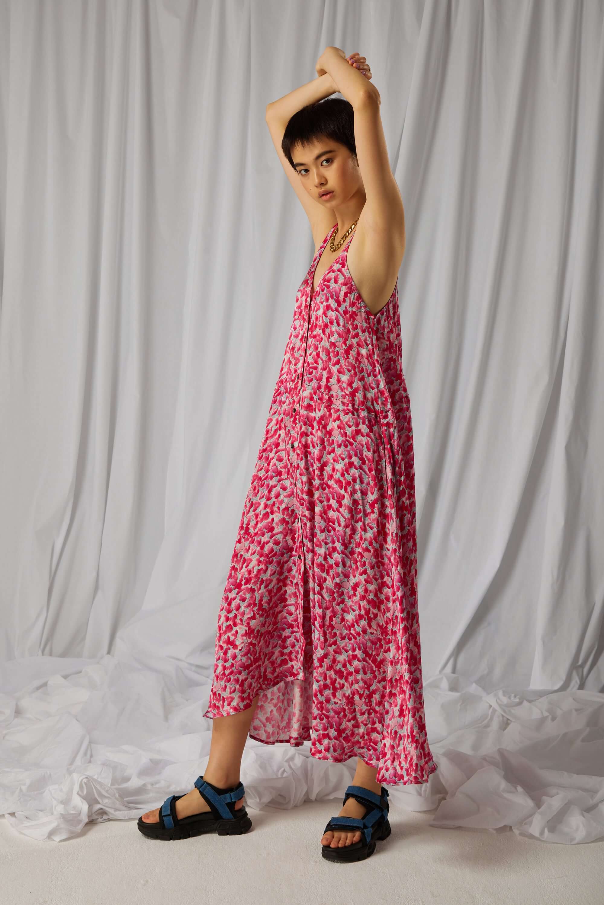 Java dress in Halo print