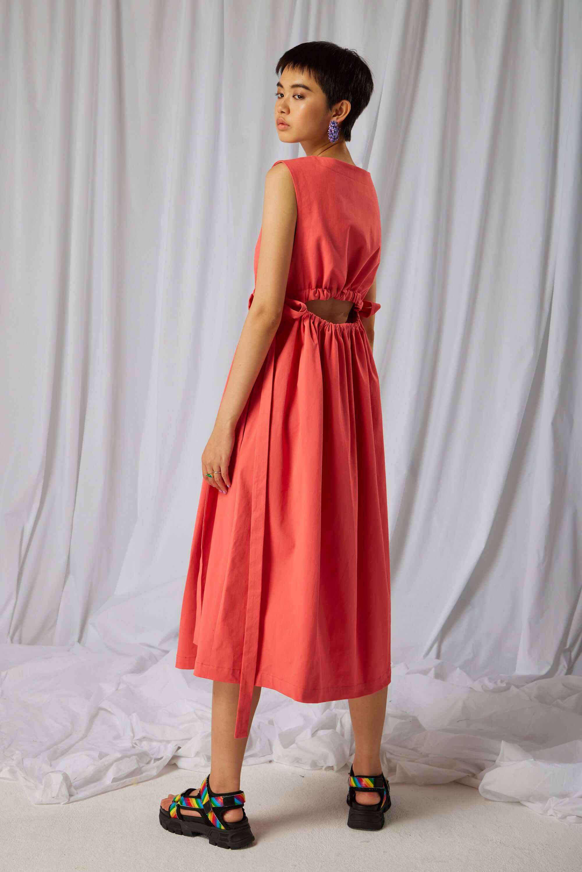 Tatiana dress in Coverall cotton