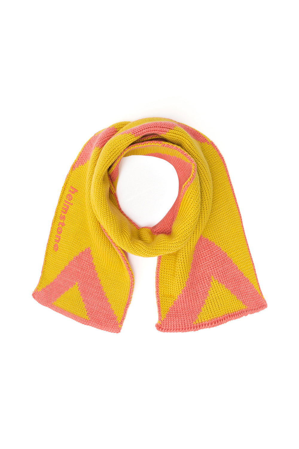 Ralph scarf in yellow knit