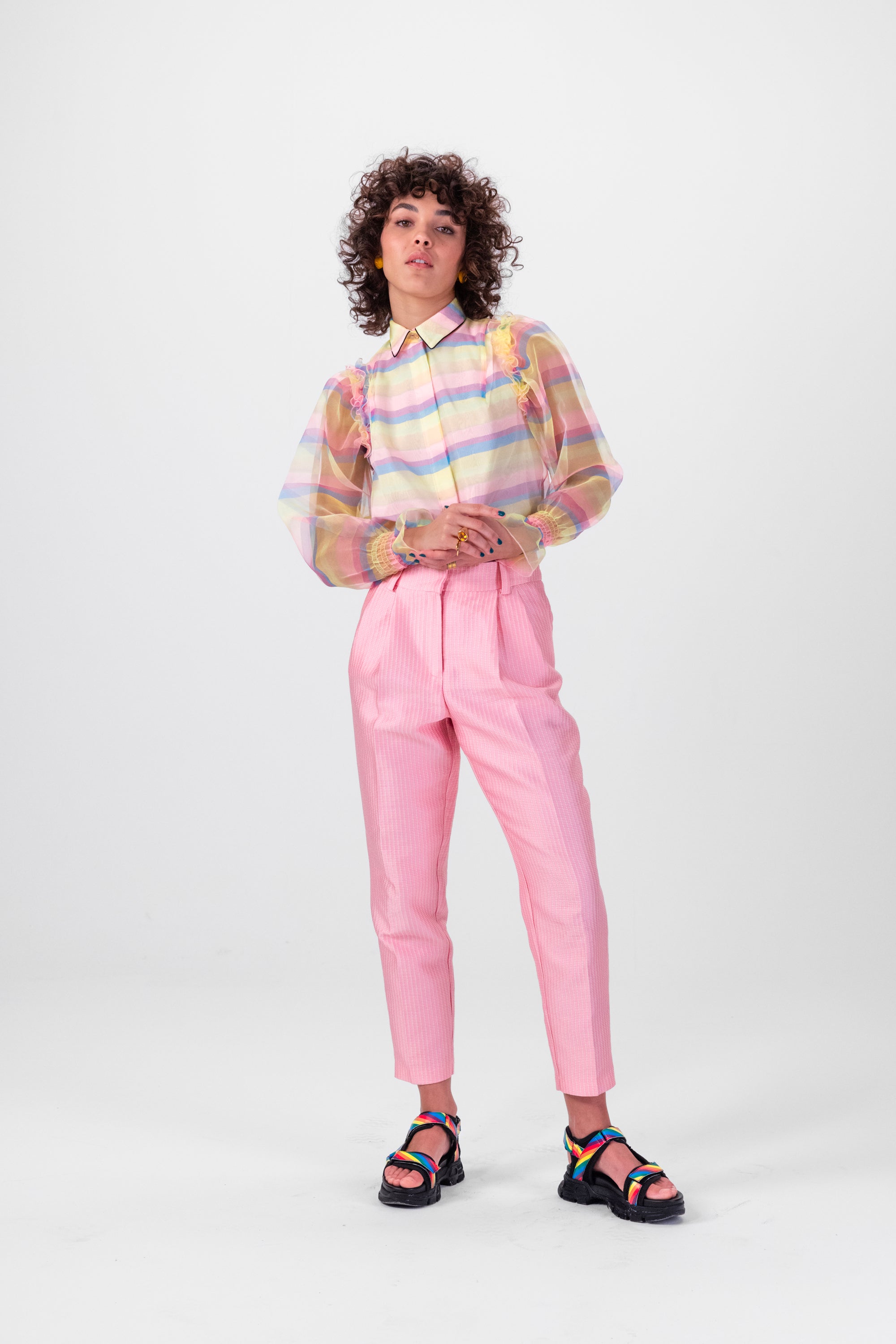 Pantalon Gabriel en Bubble Gum