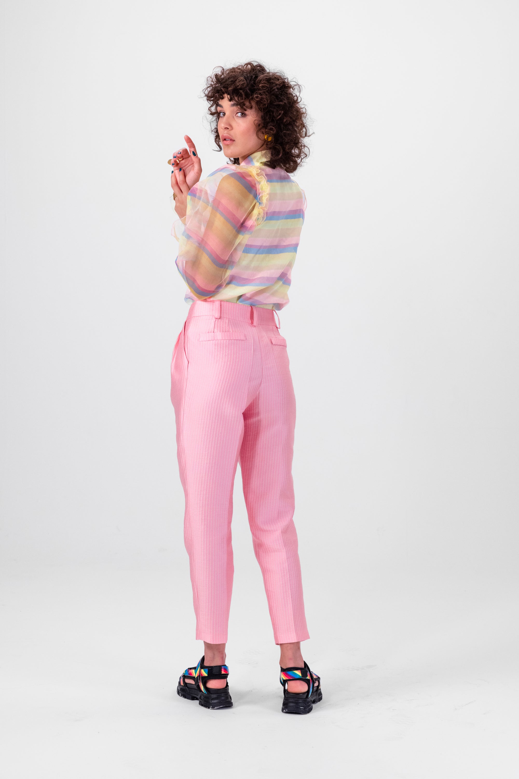 Pantalon Gabriel en Bubble Gum