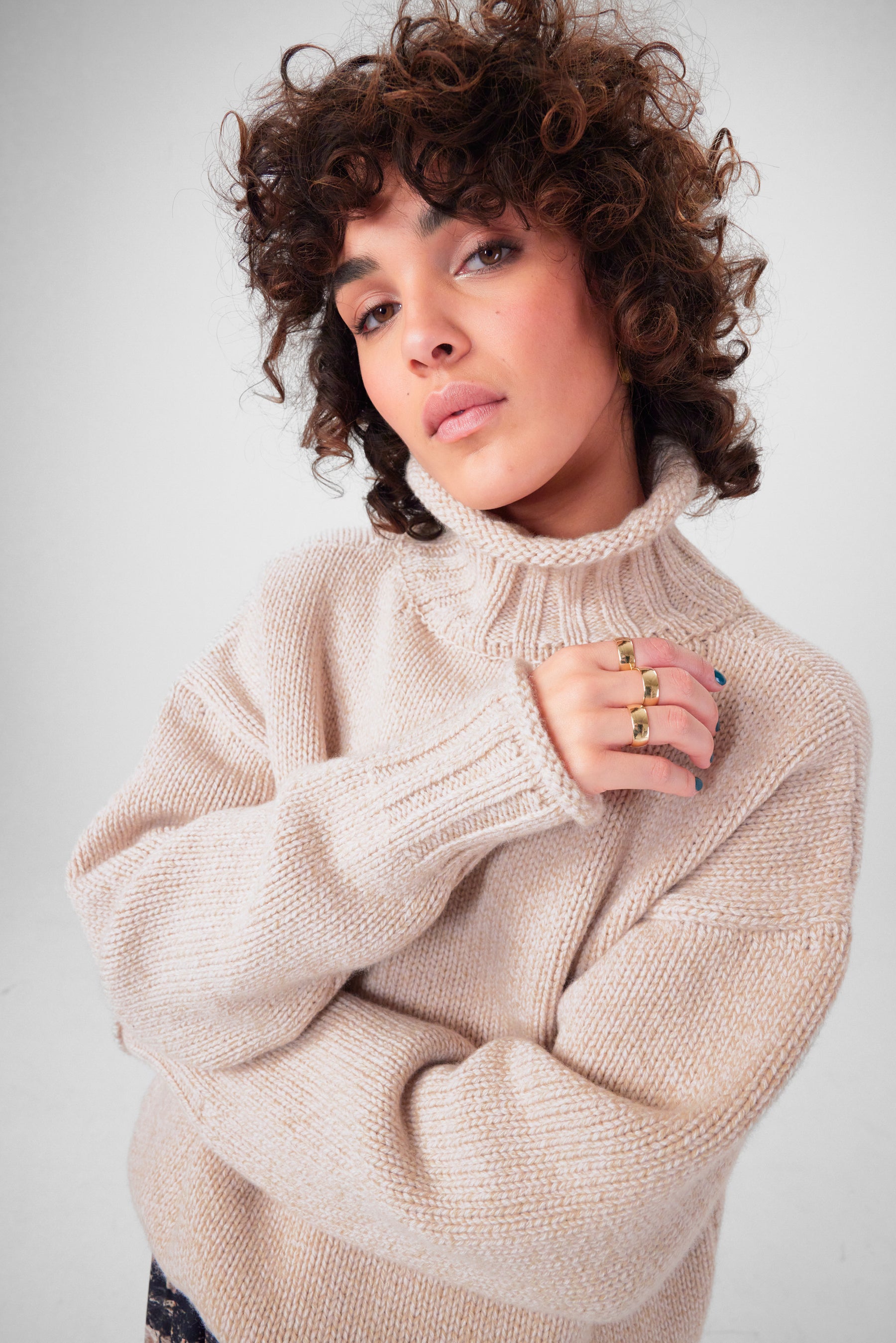 Opal sweater in chalk knit