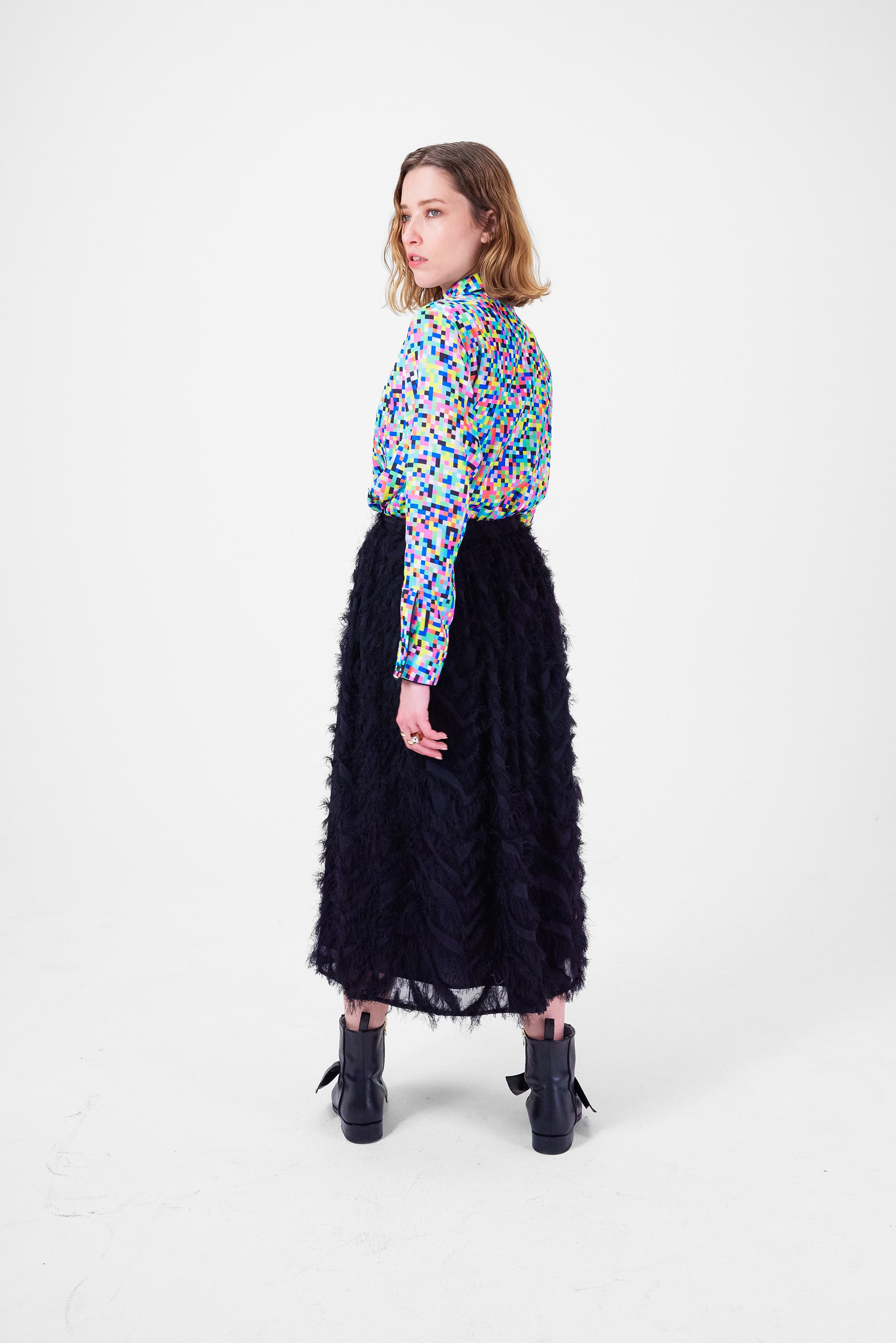 Orso skirt in black Feather