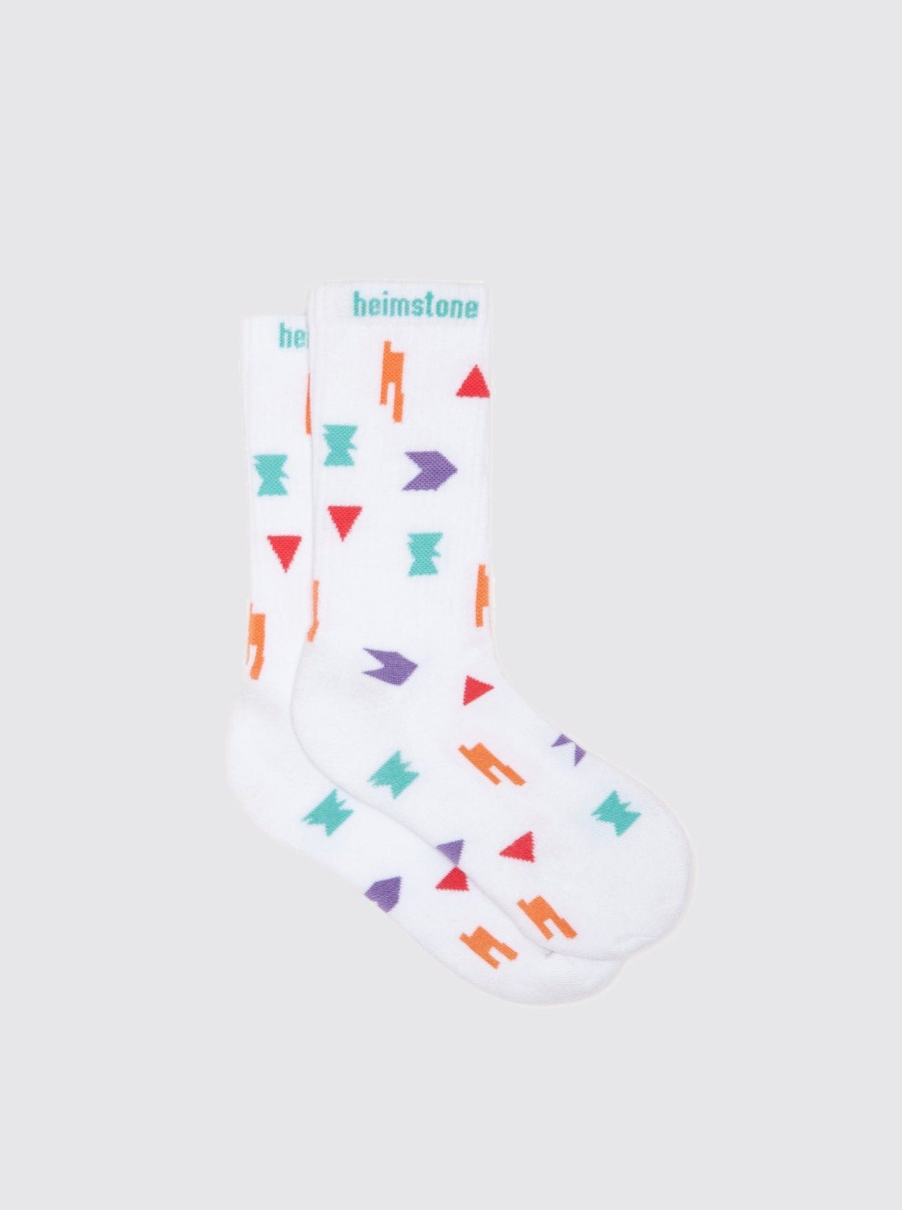 Sport socks in neon print