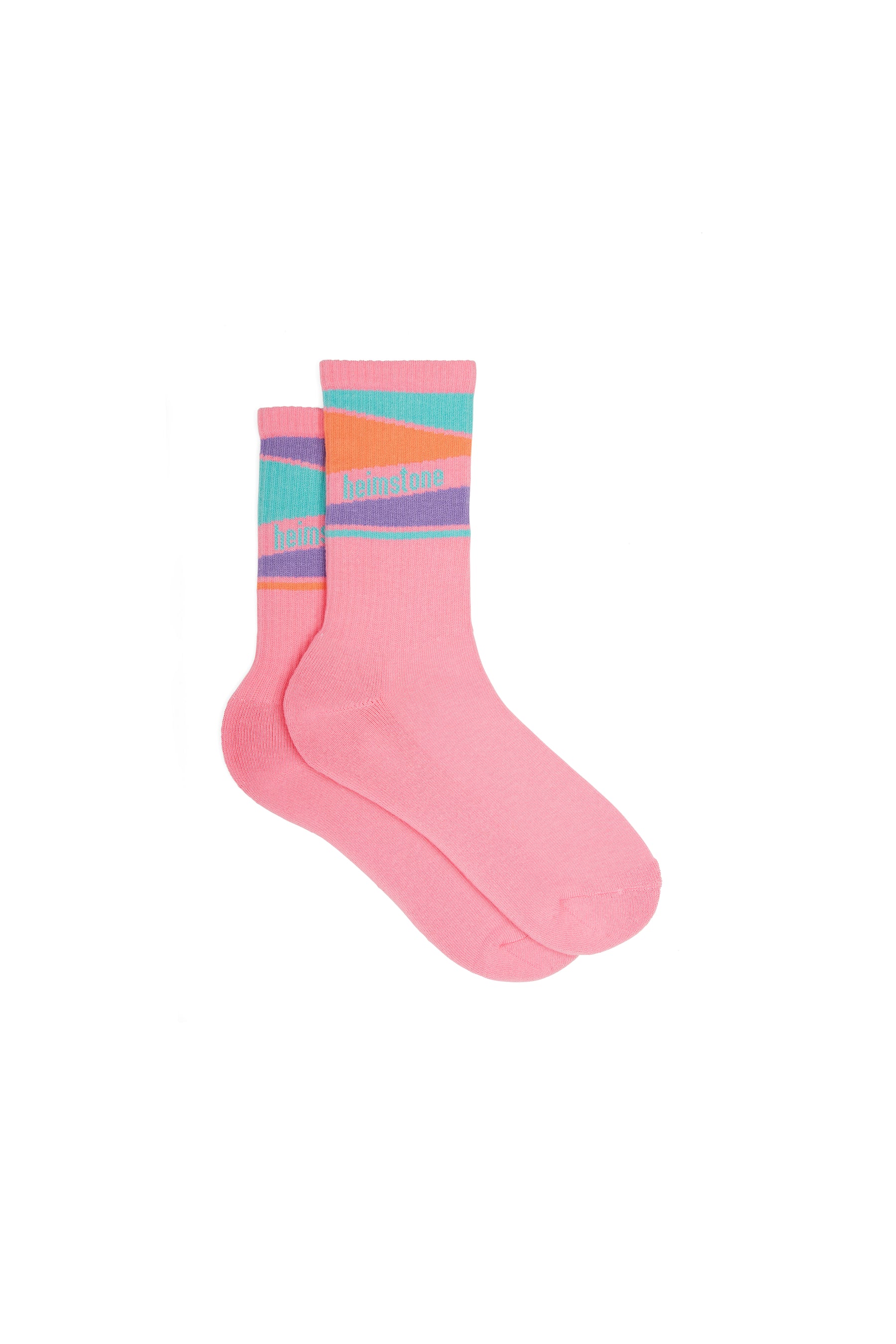 Sport socks in neon pink