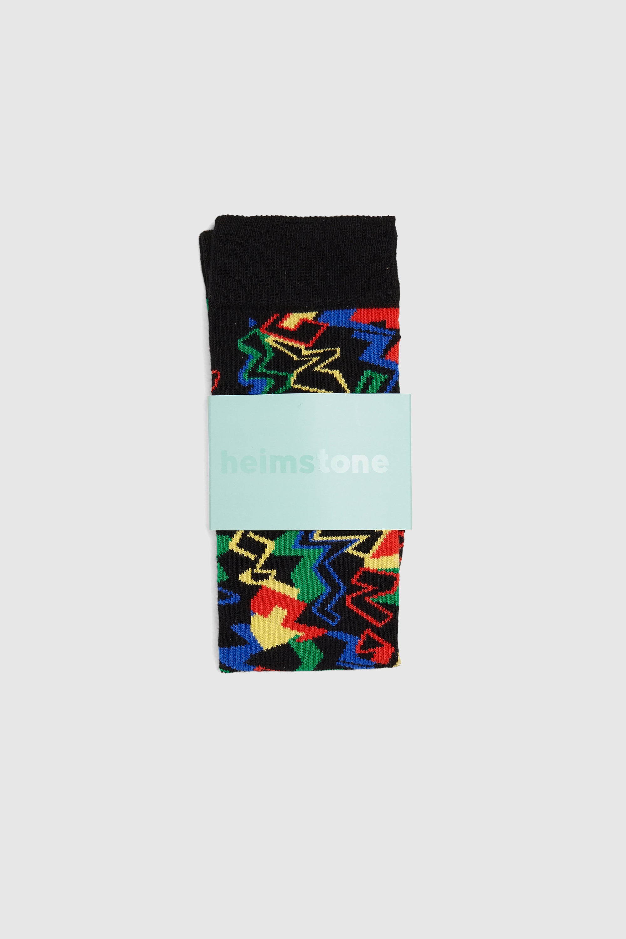 Knee socks in Electric print