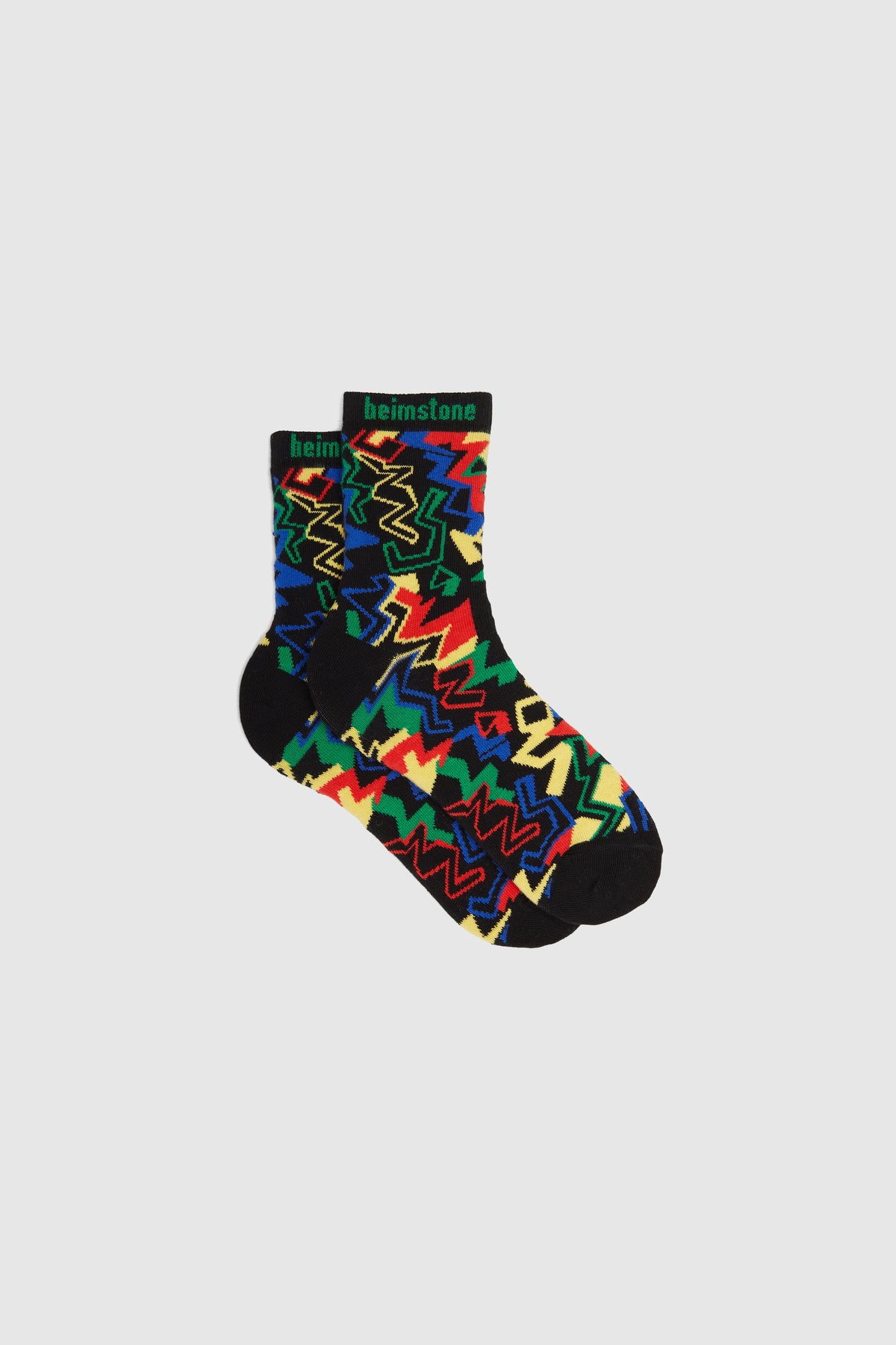 Ankle socks in Electric print