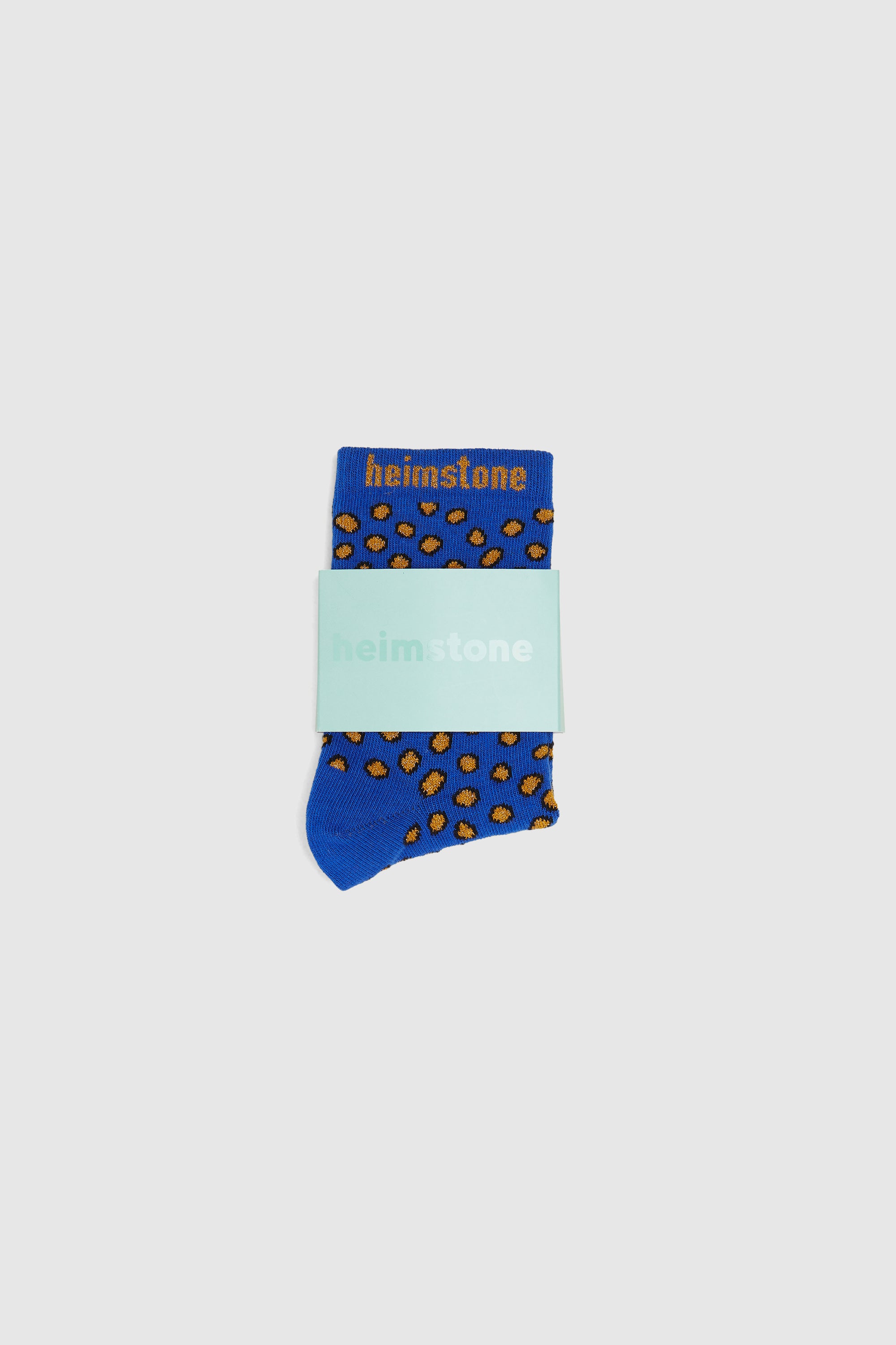 Chaussettes en imprimé Messy Dots bleu marine