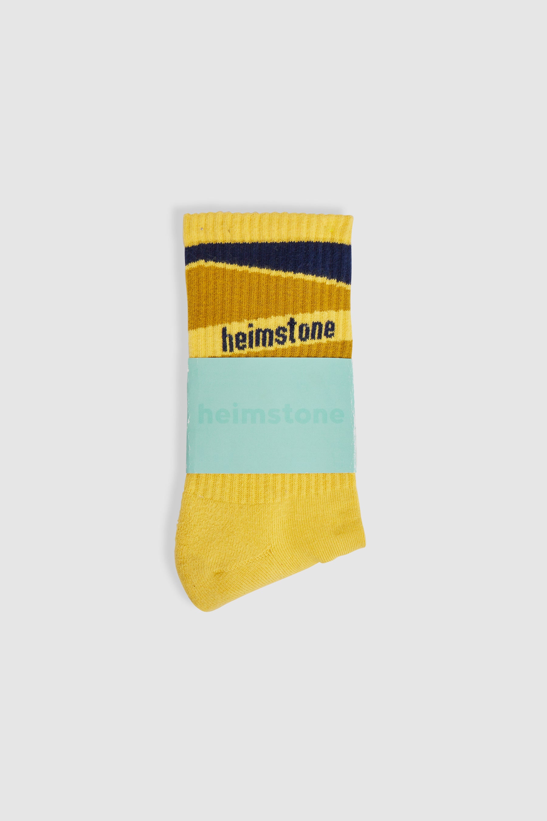 Sport socks in yellow Wave