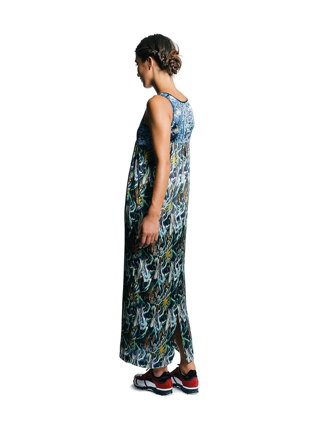 Alberta dress in mystique print | Heimstone