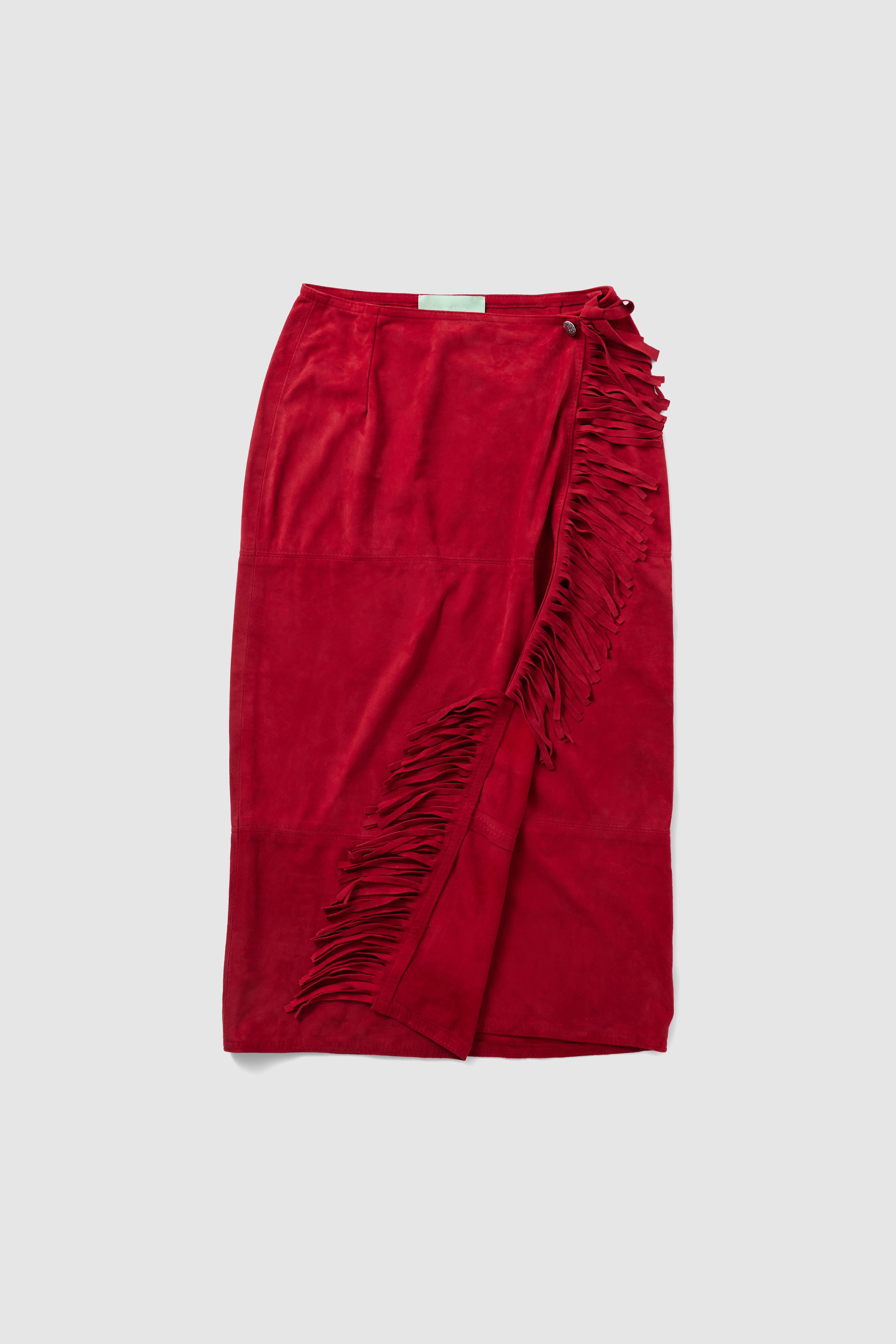 Calgary skirt in fuchsia suede