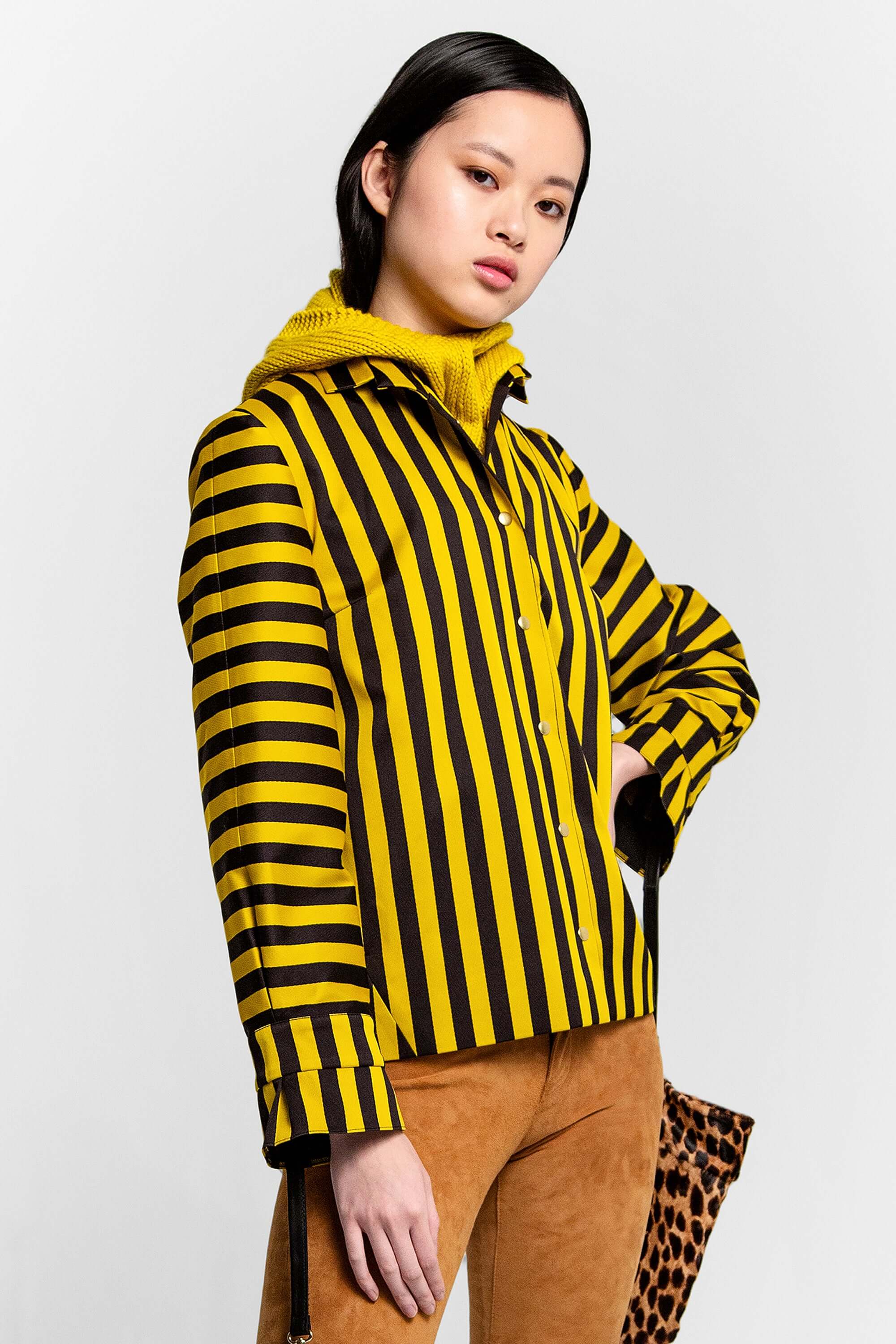 Coco jacket in bee stripes