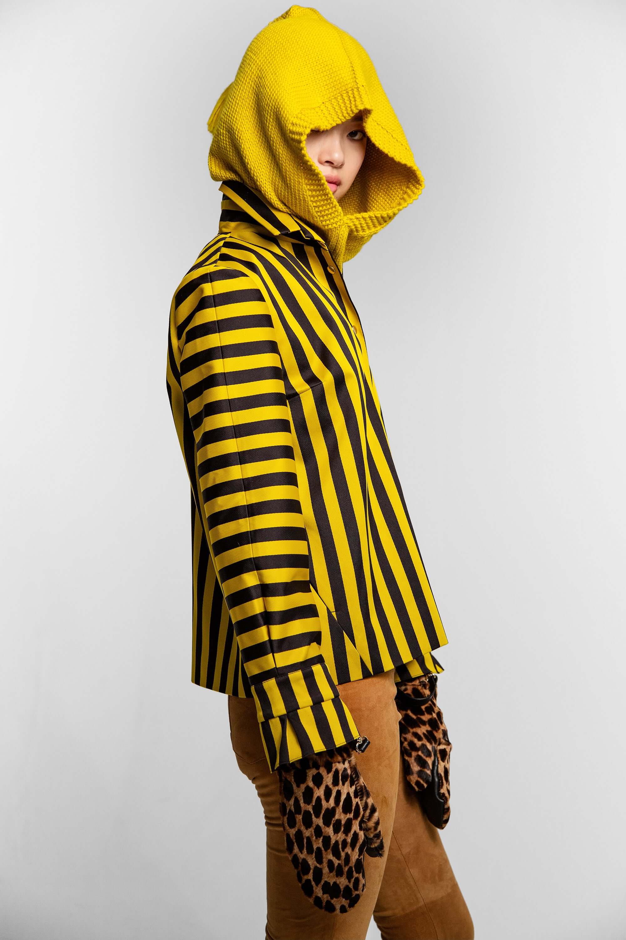 Coco jacket in bee stripes