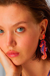 Heimstone x Olivia Dar - Earrings in Seahorse sequins