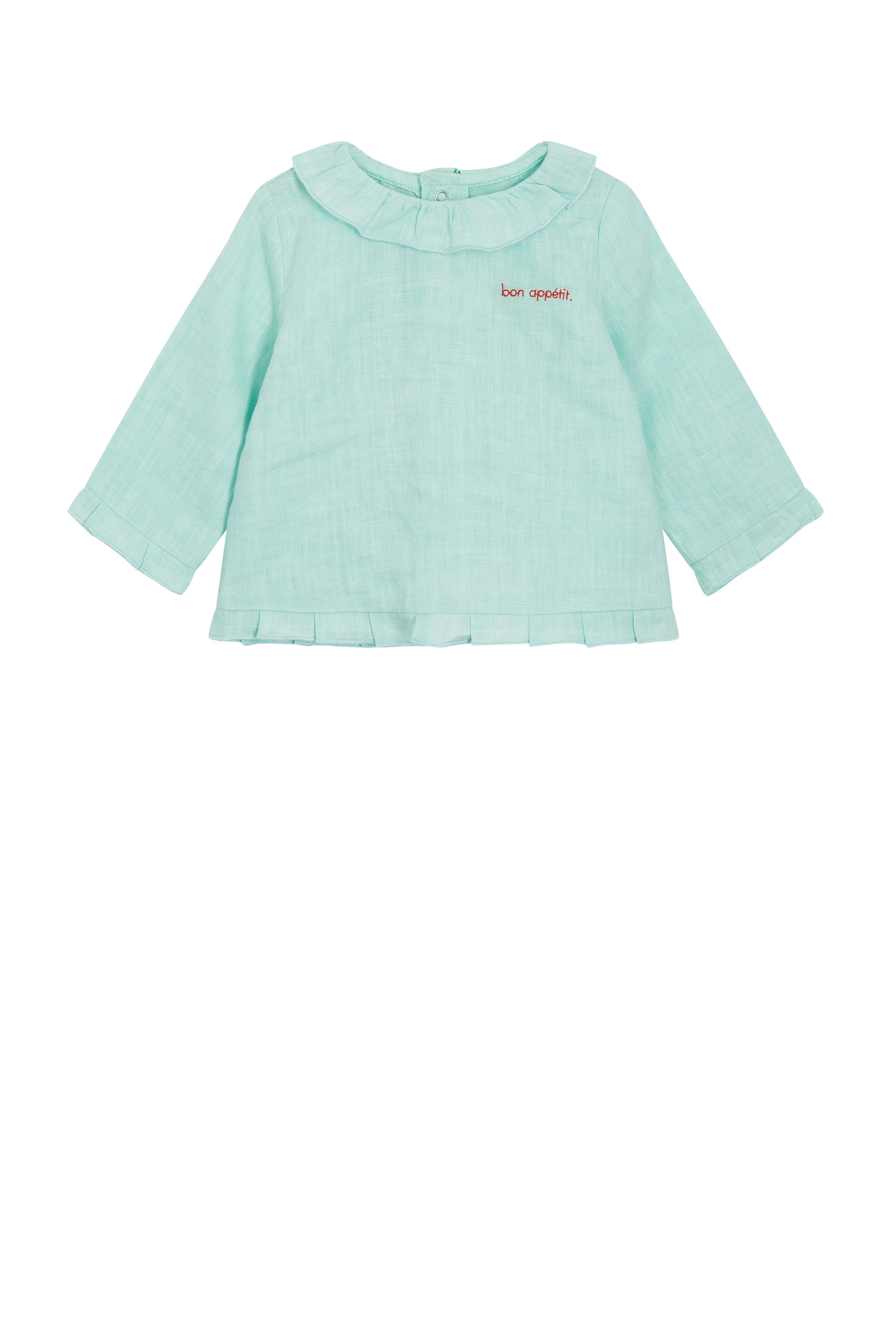 Heimstone x Catimini - Blouse en lin mint