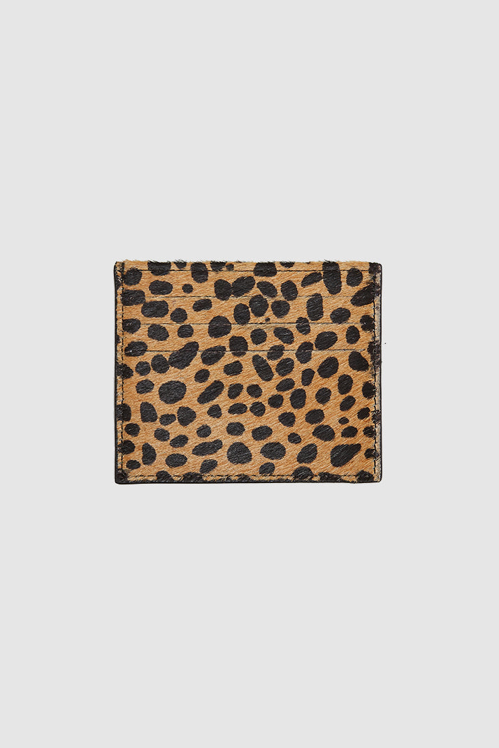 The Minis - Card holder in Cheetah leather